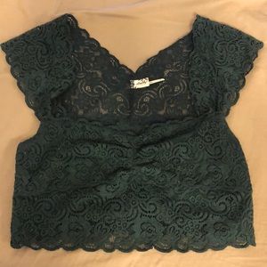 Free People Cap Sleeve Lace Bralette